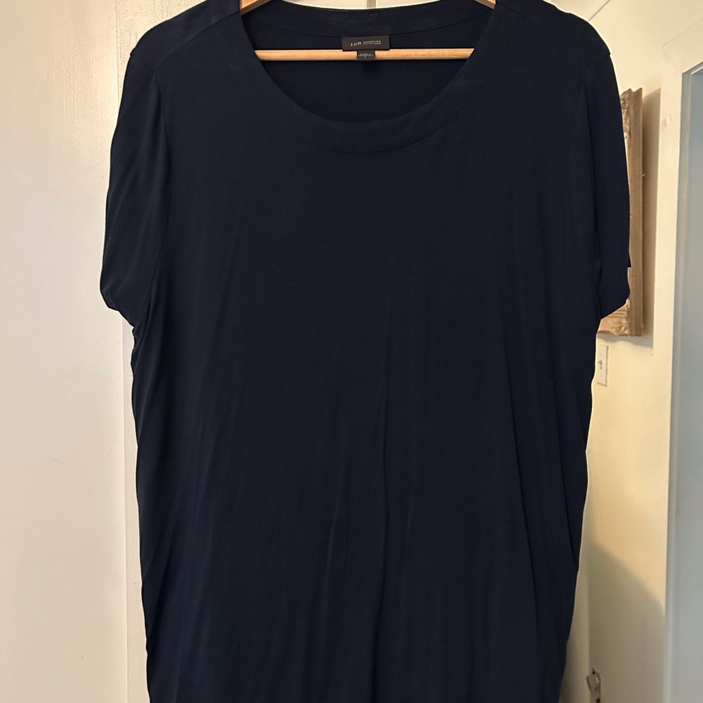 J.Jill Wearever Navy Tee shirt. Size L. (Matching Pants and Cardigan Available.